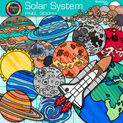 Solar System Clip Art for Science {Planets, Earth, Galaxies ...