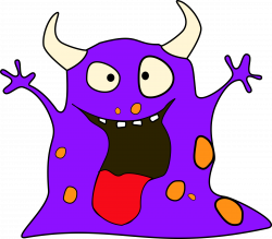 Clipart - Monster 01 purple