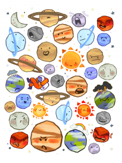 solar system sticker | Tumblr