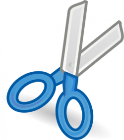 scissors clip art blue | Clipart Panda - Free Clipart Images