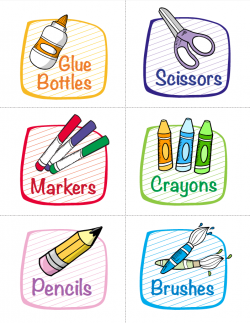 Free Labels for Classroom Supplies | Getting ready for back ...