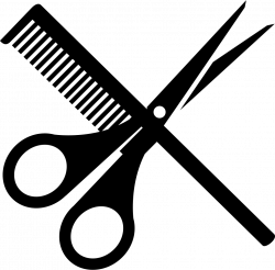 Scissors And Comb Svg Png Icon Free Download (#19398 ...