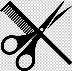 Comb Scissors Hairdresser Hair-cutting Shears PNG, Clipart ...