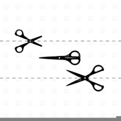 Free Clipart Scissors Cutting Dotted Line | Free Images at ...