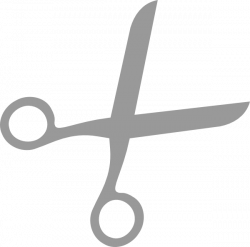 Grey Scissors Clip Art at Clker.com - vector clip art online ...
