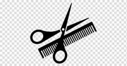 Comb Beauty Parlour Hairbrush Hair-cutting shears ...