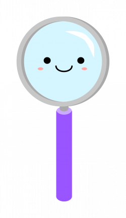 Kawaii magnifying glass by mvolz | Clipart | Pinterest | Magnifying ...