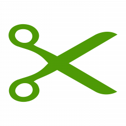 Clipart - Openclipart Scissors Logo in Green