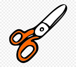 Scissors Cartoon clipart - Scissors, Illustration, Orange ...