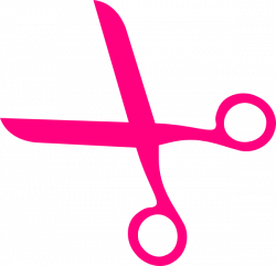 Pink Hair Scissors Clip Art at Clker.com - vector clip art online ...