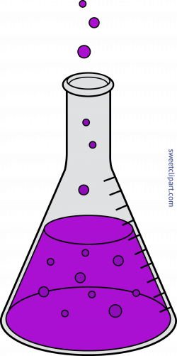 Science Flask Purple Clip Art - Sweet Clip Art