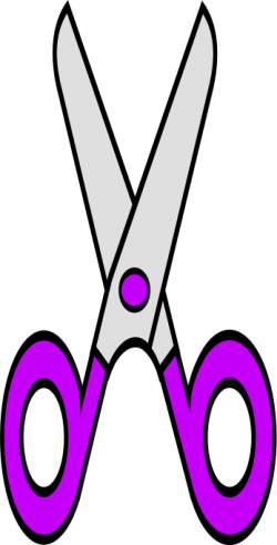 scissors clip art purple - /education/supplies/scissors ...