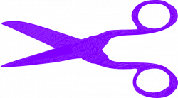 Purple Scissors Clip Art at Clker.com - vector clip art ...