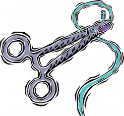 Surgical Scissors Medical Device - Vector Image