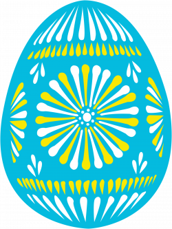 easter egg blue by @shokunin, Easter eggs, on @openclipart | Easter ...