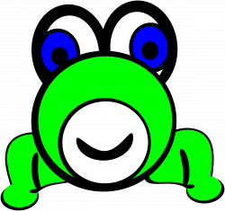 frog by @PeterBrough, frog., on @openclipart | frog craft ...
