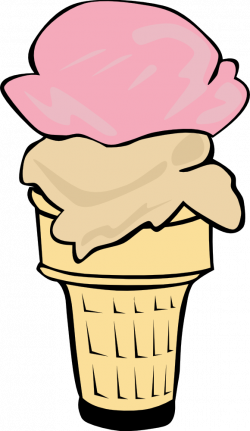 OnlineLabels Clip Art - Fast Food, Desserts, Ice Cream Cone, Double