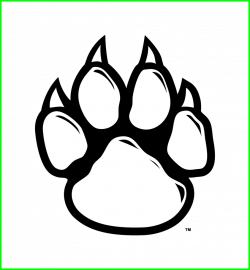 Amazing Wolf Paw Print Clip Art Shapes Line Picture Of Lion Clipart ...