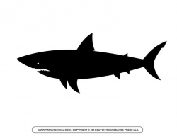 Free Cartoon Shark Clipart, Shark Outline and Shark Silhouette ...