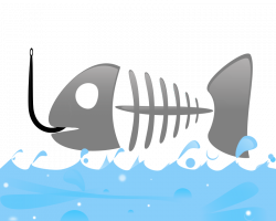 Fish bone Clip art - Great White Shark Clipart png download ...
