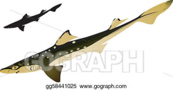 Vector Illustration - Dogfish. EPS Clipart gg58441025 - GoGraph