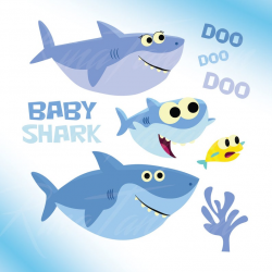 Baby Shark SVG Family Shark clipart Png Jpg Dxf Sublimation Mommy Daddy Baby