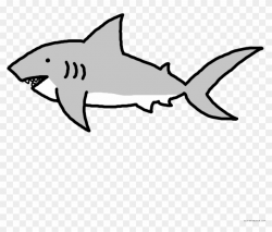 Clipart Shark Grey Shark - Free Clipart Shark, HD Png ...