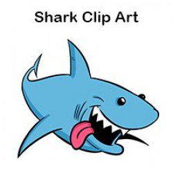 Free Cartoon Shark Clipart for Kids, Shark Outline and Shark ...