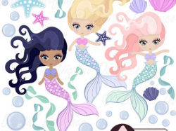 Free Mermaid Clipart pearl, Download Free Clip Art on Owips.com