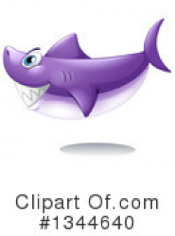 Purple Shark Clipart #1 - 16 Royalty-Free (RF) Illustrations
