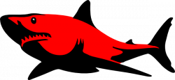 Red.shark Clip Art at Clker.com - vector clip art online ...