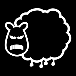 Angry Black Sheep Clip Art at Clker.com - vector clip art ...