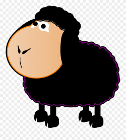 Permalink To Black Sheep Clipart - Baa Baa Black Sheep Clip ...