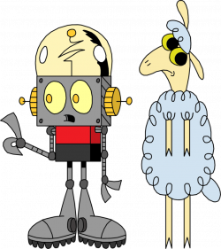 Robot Jones And Sheep by SilviaGunner on DeviantArt