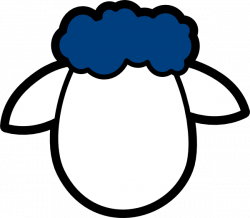 Blue Counter Sheep Clip Art at Clker.com - vector clip art online ...