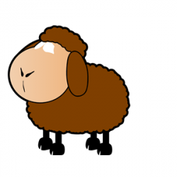 Brown Sheep clipart, cliparts of Brown Sheep free download ...