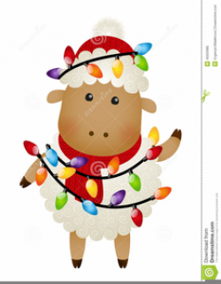 Christmas Sheep Clipart | Free Images at Clker.com - vector ...