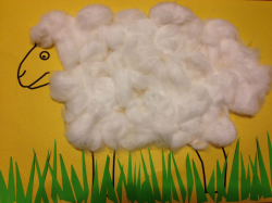 Cotton Ball Sheep Craft - Kidz Activities