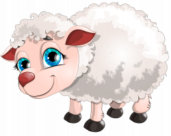 Sheep Cattle Clip art - Cartoon sheep 3999*3168 transprent Png Free ...