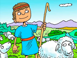 FreeBibleimages :: David looks after his sheep :: David ...