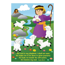 Make-A-David With Sheep Sticker Scenes - OrientalTrading.com ...