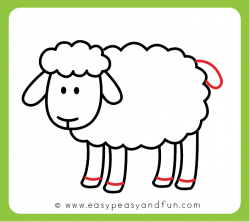 How to Draw a Sheep - Step by Step Sheep Drawing Tutorial ...