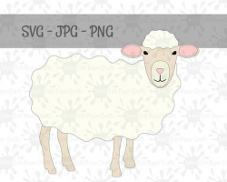 Sheep SVG file, Sheep Clipart, Sheep cut file, Show Sheep ...