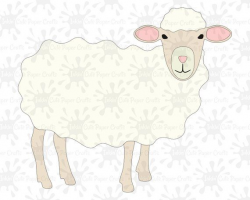 Sheep SVG file, Sheep Clipart, Sheep cut file, Show Sheep ...
