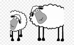 Drawn Sheep Herd Sheep - Cartoon Clipart (#3688462) - PinClipart