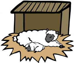 Sheep House Clipart