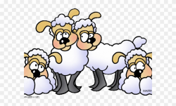 Herd Clipart Lost Sheep - Herd Of Sheeps Clipart - Png ...