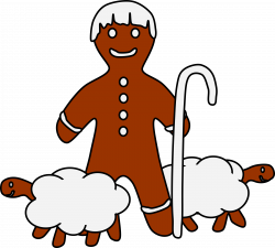 Clipart - Gingerbread Shepherd