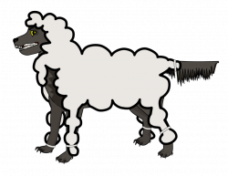 Public Domain Clip Art Image | Wolf in Sheep's Clothing | ID ...