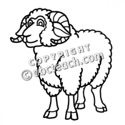 Clip Art: Cartoon Sheep: Ram | Clipart Panda - Free Clipart ...